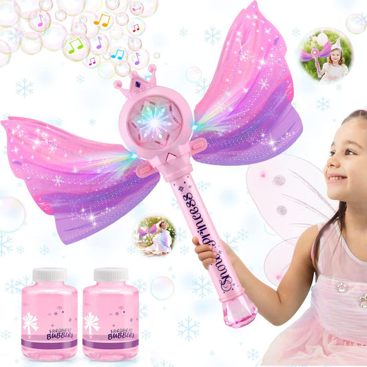 💥 PRODUCTO TEMPORADA 💥✨ Princess Bubble Wand 🌈✨ ¡Haz realidad los sueños mágicos de tu pequeña!